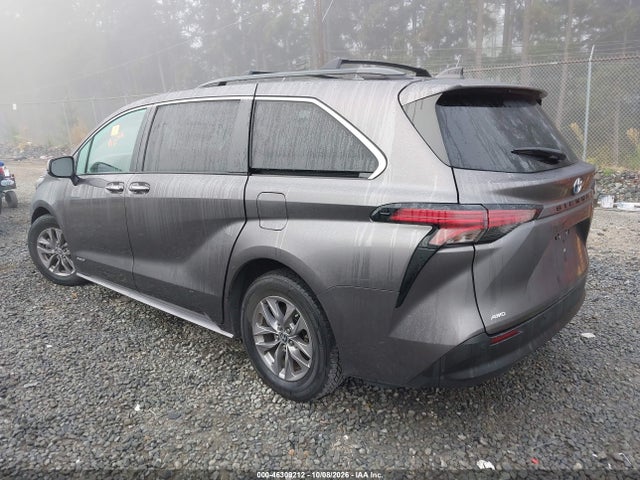 2021 Toyota Sienna Xle მანქანა იყიდება აუქციონზე, vin: 5TDJSKFC5MS030318, აუქციონის ნომერი: 46309212