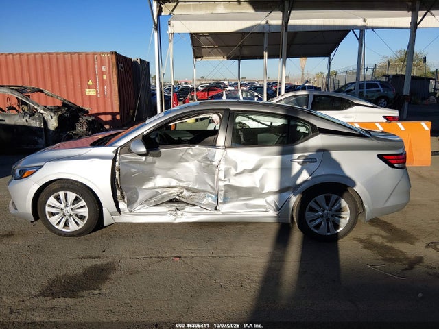 2021 Nissan Sentra S Xtronic Cvt მანქანა იყიდება აუქციონზე, vin: 3N1AB8BV7MY227402, აუქციონის ნომერი: 46309411