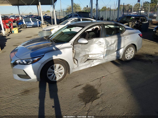 2021 Nissan Sentra S Xtronic Cvt მანქანა იყიდება აუქციონზე, vin: 3N1AB8BV7MY227402, აუქციონის ნომერი: 46309411