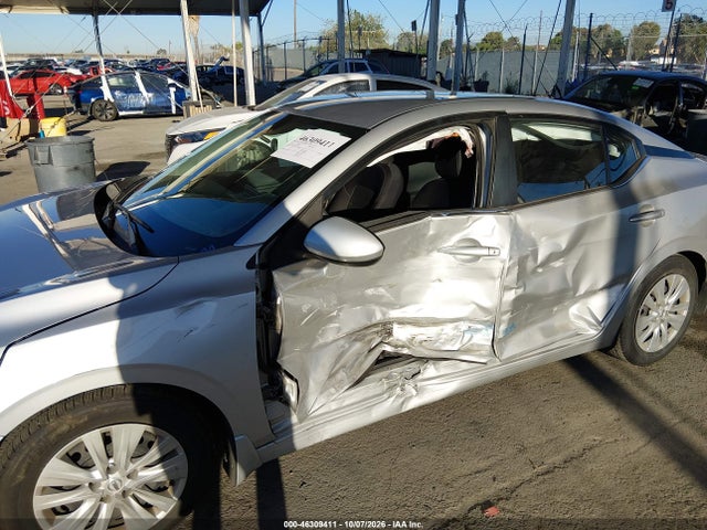 2021 Nissan Sentra S Xtronic Cvt მანქანა იყიდება აუქციონზე, vin: 3N1AB8BV7MY227402, აუქციონის ნომერი: 46309411