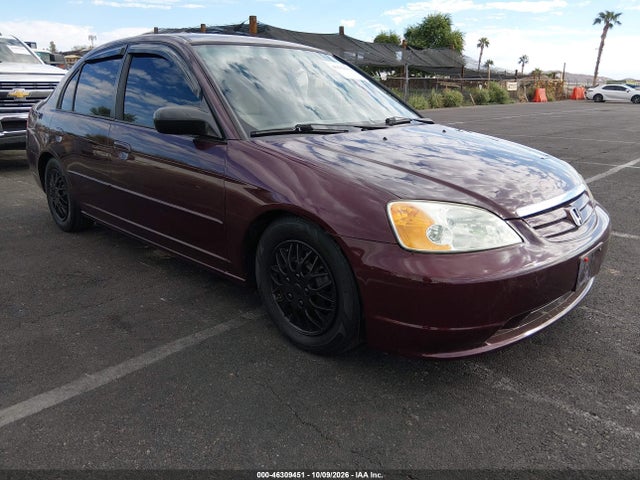Продаж на аукціоні авто 2002 Honda Civic Lx, vin: 2HGES16682H585167, номер лоту: 46309451