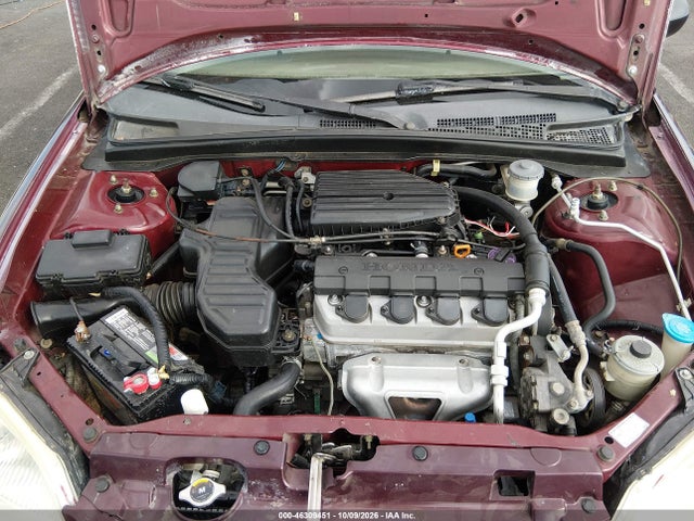 Продажа на аукционе авто 2002 Honda Civic Lx, vin: 2HGES16682H585167, номер лота: 46309451