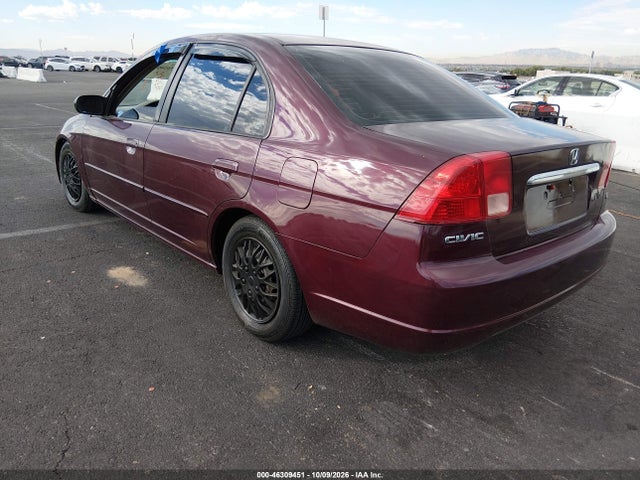 Продажа на аукционе авто 2002 Honda Civic Lx, vin: 2HGES16682H585167, номер лота: 46309451