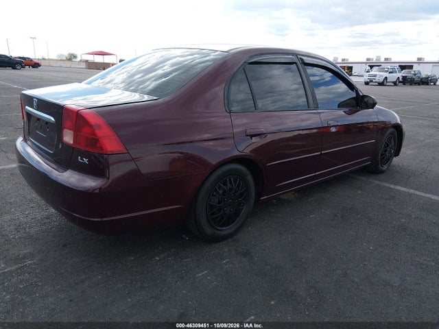 Продажа на аукционе авто 2002 Honda Civic Lx, vin: 2HGES16682H585167, номер лота: 46309451