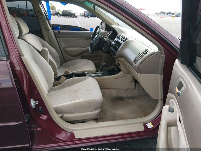 Продажа на аукционе авто 2002 Honda Civic Lx, vin: 2HGES16682H585167, номер лота: 46309451