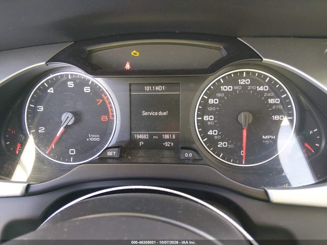 2012 Audi A4 2.0t Premium მანქანა იყიდება აუქციონზე, vin: WAUFFAFL8CN007198, აუქციონის ნომერი: 46309501