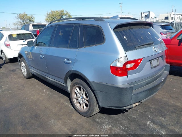 2004 Bmw X3 2.5i მანქანა იყიდება აუქციონზე, vin: WBXPA73434WC35715, აუქციონის ნომერი: 46309558