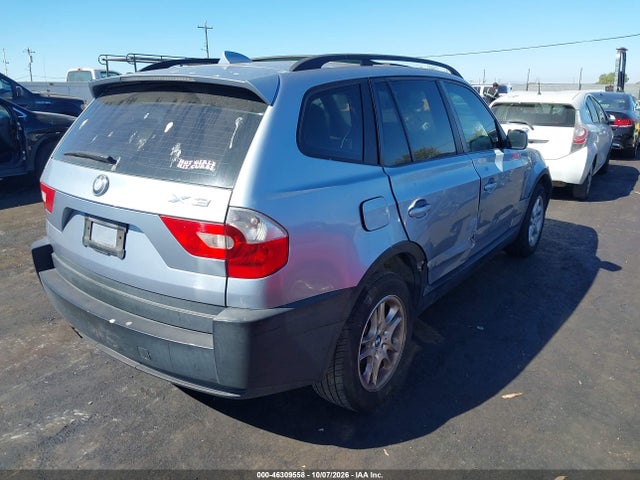 2004 Bmw X3 2.5i მანქანა იყიდება აუქციონზე, vin: WBXPA73434WC35715, აუქციონის ნომერი: 46309558