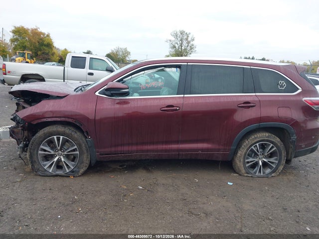 Aukcja sprzedaży 2016 Toyota Highlander Xle V6, vin: 5TDJKRFH0GS276220, numer aukcji: 46309572