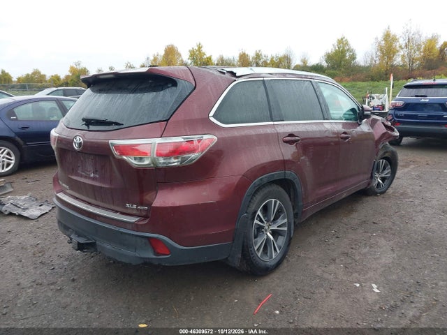 Aukcja sprzedaży 2016 Toyota Highlander Xle V6, vin: 5TDJKRFH0GS276220, numer aukcji: 46309572