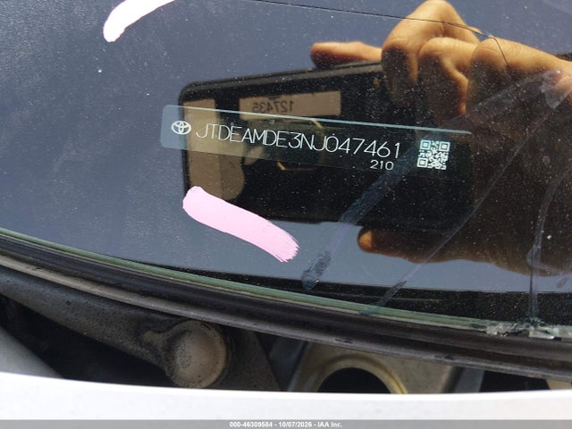 Aukcja sprzedaży 2022 Toyota Corolla Hybrid Le, vin: JTDEAMDE3NJ047461, numer aukcji: 46309584