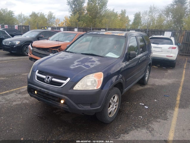 2004 Honda Cr-v Ex მანქანა იყიდება აუქციონზე, vin: SHSRD788X4U253776, აუქციონის ნომერი: 46309745