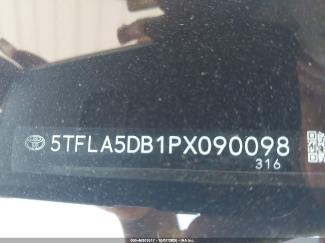 Продажа на аукционе авто 2023 Toyota Tundra Sr5, vin: 5TFLA5DB1PX090098, номер лота: 46309917