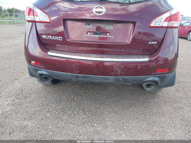 2011 Nissan Murano S მანქანა იყიდება აუქციონზე, vin: JN8AZ1MW6BW173976, აუქციონის ნომერი: 46309935