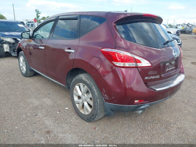2011 Nissan Murano S მანქანა იყიდება აუქციონზე, vin: JN8AZ1MW6BW173976, აუქციონის ნომერი: 46309935