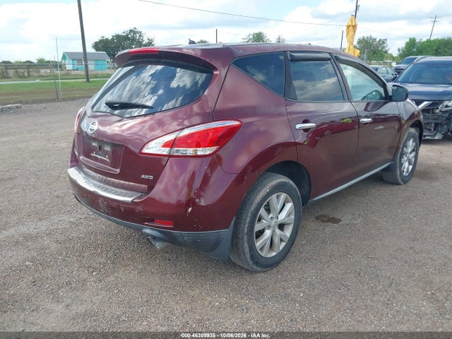 2011 Nissan Murano S მანქანა იყიდება აუქციონზე, vin: JN8AZ1MW6BW173976, აუქციონის ნომერი: 46309935