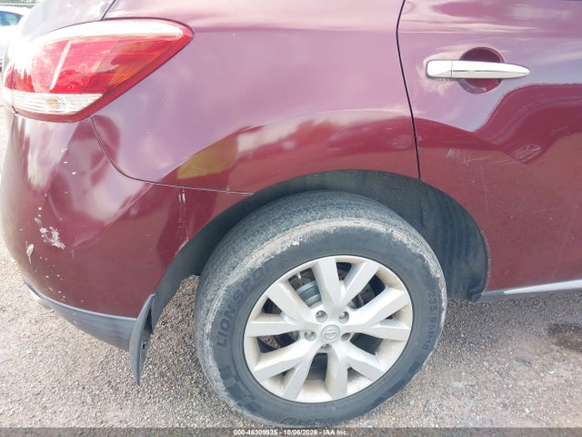 2011 Nissan Murano S მანქანა იყიდება აუქციონზე, vin: JN8AZ1MW6BW173976, აუქციონის ნომერი: 46309935