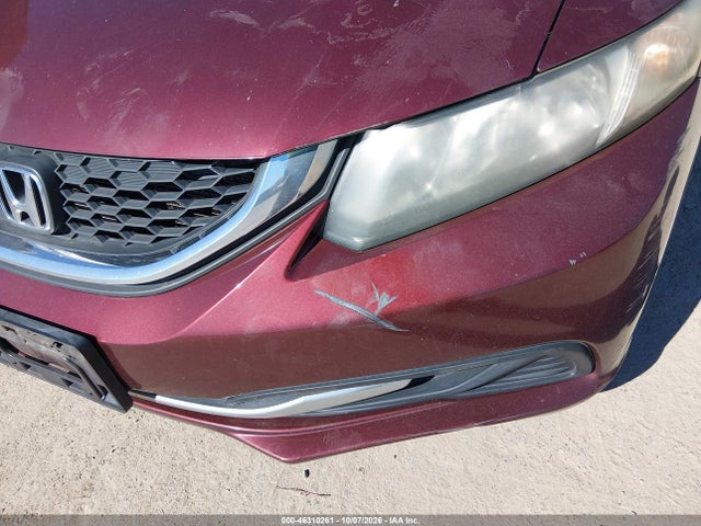 2013 Honda Civic Lx მანქანა იყიდება აუქციონზე, vin: 2HGFB2F56DH595989, აუქციონის ნომერი: 46310261