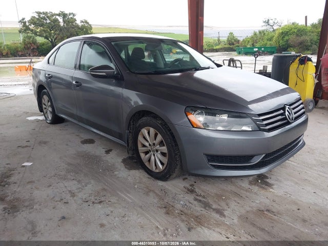 2012 Volkswagen Passat 2.5l S მანქანა იყიდება აუქციონზე, vin: 1VWAP7A35CC023534, აუქციონის ნომერი: 46310593