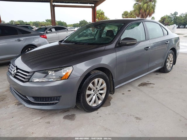 2012 Volkswagen Passat 2.5l S მანქანა იყიდება აუქციონზე, vin: 1VWAP7A35CC023534, აუქციონის ნომერი: 46310593