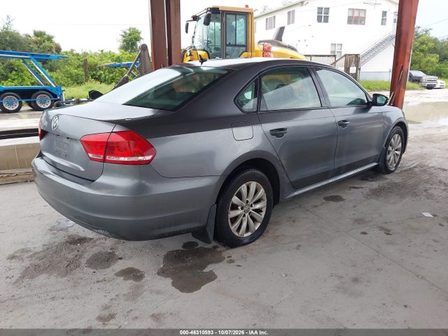 2012 Volkswagen Passat 2.5l S მანქანა იყიდება აუქციონზე, vin: 1VWAP7A35CC023534, აუქციონის ნომერი: 46310593