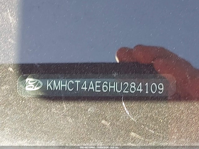 KMHCT4AE6HU284109 Hyundai Accent Value Edition