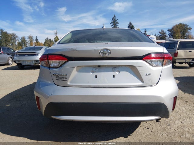 Продаж на аукціоні авто 2021 Toyota Corolla Le, vin: 5YFEPMAE1MP185948, номер лоту: 46310984