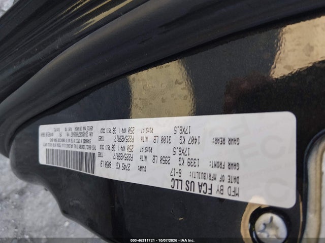 2017 Dodge Grand Caravan Se მანქანა იყიდება აუქციონზე, vin: 2C4RDGBG7HR826487, აუქციონის ნომერი: 46311721