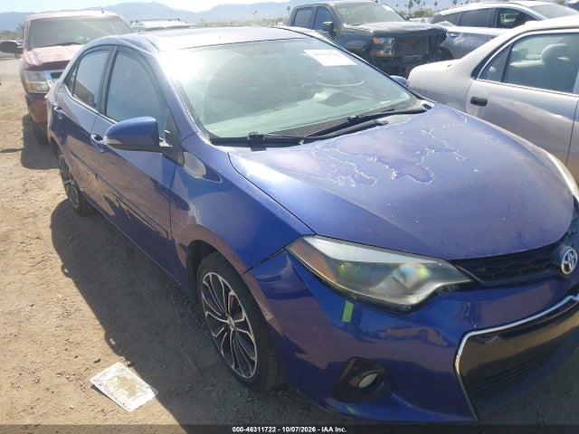 Продажа на аукционе авто 2014 Toyota Corolla S Plus, vin: 5YFBURHE8EP078654, номер лота: 46311722