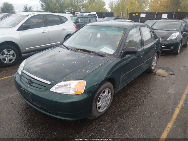2001 Honda Civic Lx მანქანა იყიდება აუქციონზე, vin: 1HGES16511L003290, აუქციონის ნომერი: 46311921