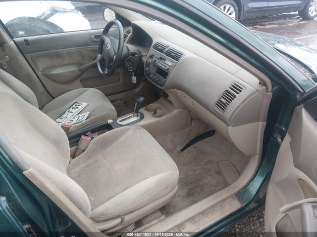 2001 Honda Civic Lx მანქანა იყიდება აუქციონზე, vin: 1HGES16511L003290, აუქციონის ნომერი: 46311921