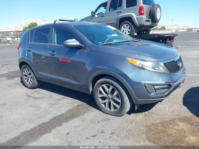 2015 Kia Sportage Lx მანქანა იყიდება აუქციონზე, vin: KNDPB3AC5F7786140, აუქციონის ნომერი: 46311961
