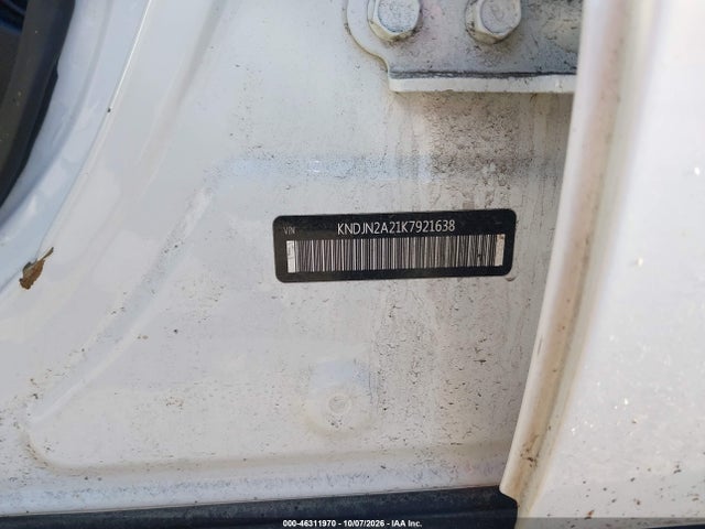 2019 Kia Soul მანქანა იყიდება აუქციონზე, vin: KNDJN2A21K7921638, აუქციონის ნომერი: 46311970