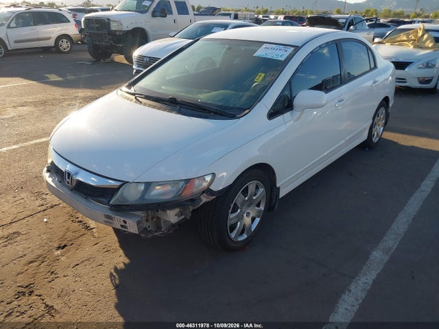 46311978 :رقم المزاد ، 19XFA1F58AE034356 vin ، 2010 Honda Civic Lx مزاد بيع