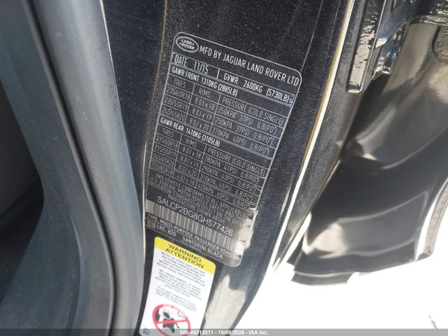 SALCP2BG8GH577426 Land Rover Discovery Sport Se