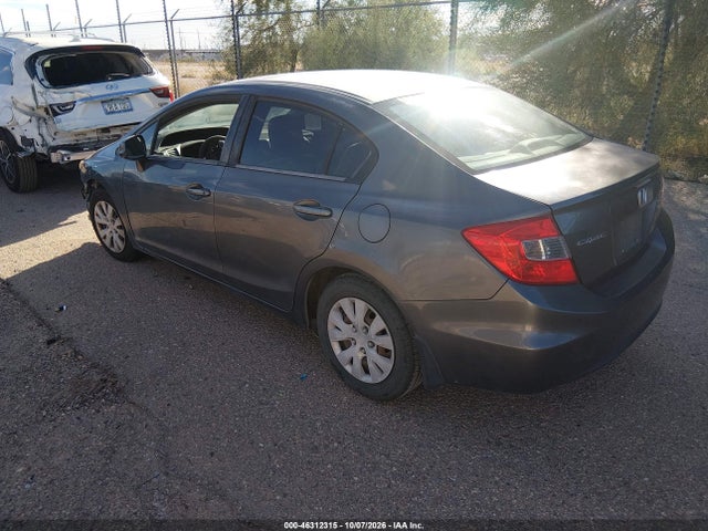 46312315 :رقم المزاد ، 19XFB2F59CE346501 vin ، 2012 Honda Civic Lx مزاد بيع