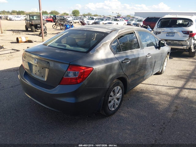 46312315 :رقم المزاد ، 19XFB2F59CE346501 vin ، 2012 Honda Civic Lx مزاد بيع