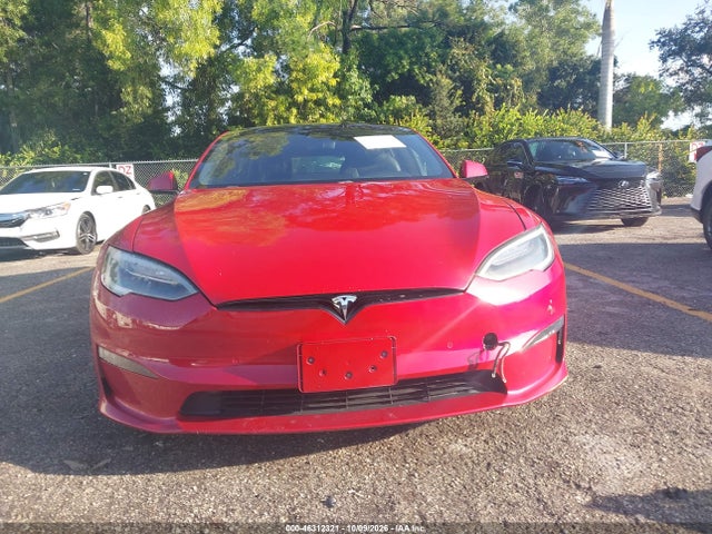 2021 Tesla Model S Long Range Dual Motor All-wheel Drive მანქანა იყიდება აუქციონზე, vin: 5YJSA1E59MF428219, აუქციონის ნომერი: 46312321