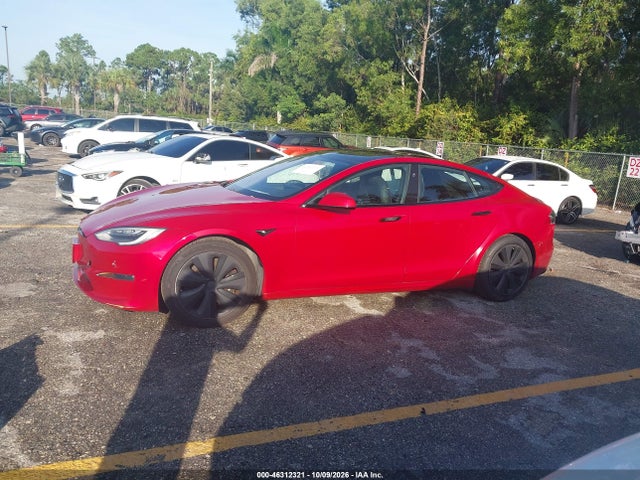 2021 Tesla Model S Long Range Dual Motor All-wheel Drive მანქანა იყიდება აუქციონზე, vin: 5YJSA1E59MF428219, აუქციონის ნომერი: 46312321