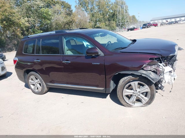 46312501 :رقم المزاد ، 5TDDK3EH9DS180027 vin ، 2013 Toyota Highlander Limited V6 مزاد بيع