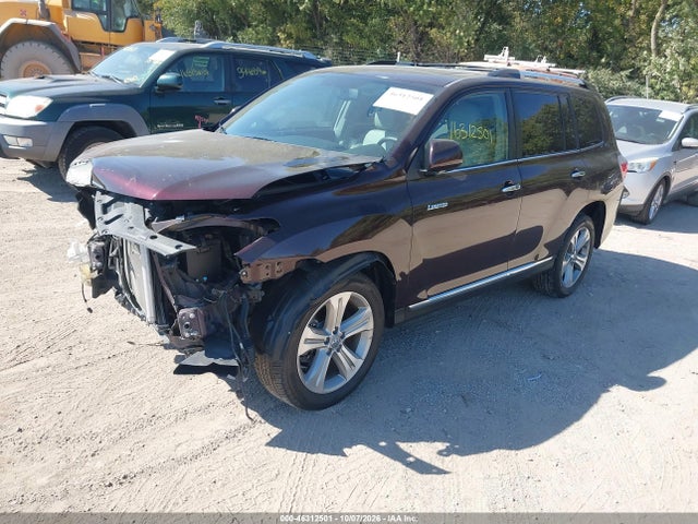 46312501 :رقم المزاد ، 5TDDK3EH9DS180027 vin ، 2013 Toyota Highlander Limited V6 مزاد بيع