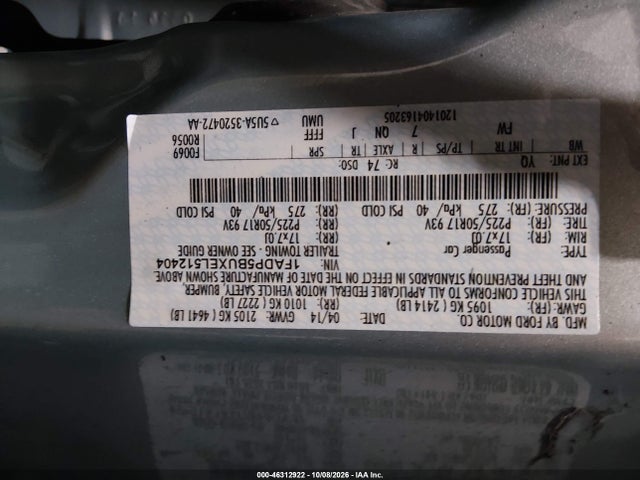 Продаж на аукціоні авто 2014 Ford C-max Hybrid Sel, vin: 1FADP5BUXEL512404, номер лоту: 46312922