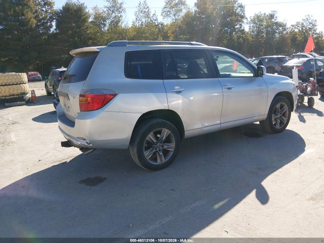 Продаж на аукціоні авто 2008 Toyota Highlander Sport, vin: JTEES43A782078279, номер лоту: 46313106