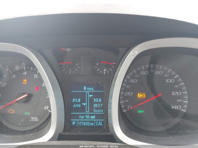 46314072 :رقم المزاد ، 2GNALDEK2D6417816 vin ، 2013 Chevrolet Equinox 1lt مزاد بيع