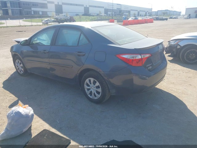 46314683 :رقم المزاد ، 2T1BPRHEXGC520537 vin ، 2016 Toyota Corolla Le Eco مزاد بيع