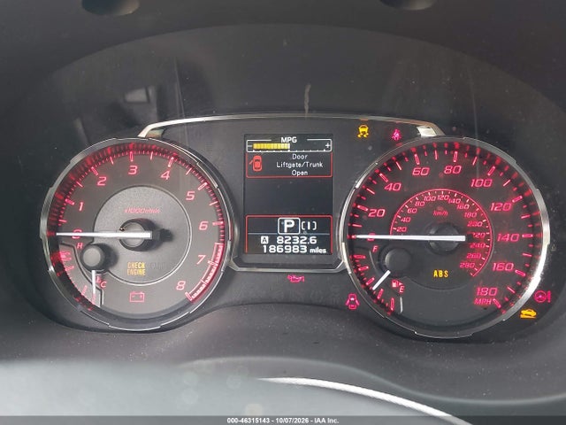 Продажа на аукционе авто 2016 Subaru Wrx Limited, vin: JF1VA1J64G8830736, номер лота: 46315143