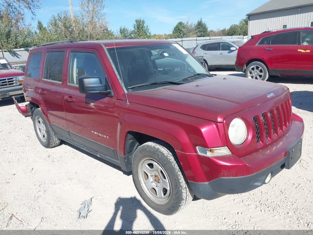 2014 Jeep Patriot Sport მანქანა იყიდება აუქციონზე, vin: 1C4NJPBA8ED593382, აუქციონის ნომერი: 46315298