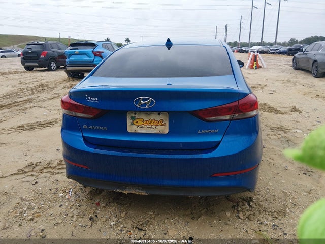 2017 Hyundai Elantra Limited მანქანა იყიდება აუქციონზე, vin: KMHD84LF2HU283406, აუქციონის ნომერი: 46315405