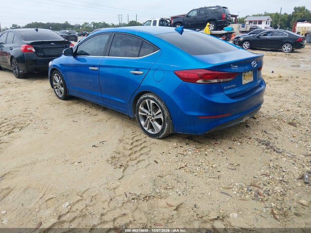 2017 Hyundai Elantra Limited მანქანა იყიდება აუქციონზე, vin: KMHD84LF2HU283406, აუქციონის ნომერი: 46315405