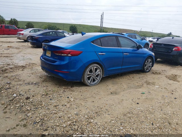 2017 Hyundai Elantra Limited მანქანა იყიდება აუქციონზე, vin: KMHD84LF2HU283406, აუქციონის ნომერი: 46315405